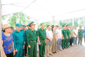 UBND xã Nghĩa Tiến- Lễ đón nhận và an táng hài cốt Liệt sĩ Lưu Viết Lượng